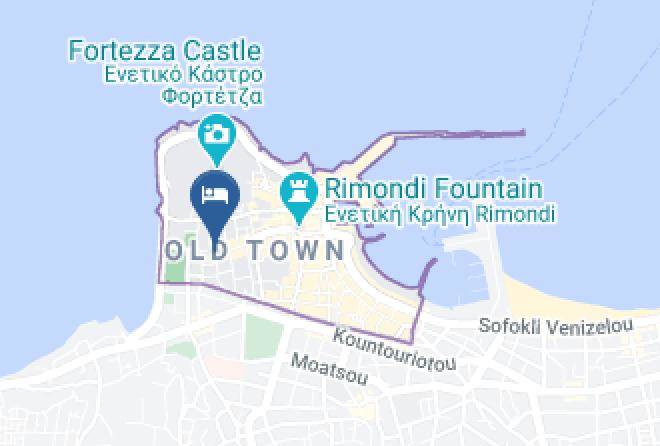 Rethimni - Veranda Rossa Suites Maps