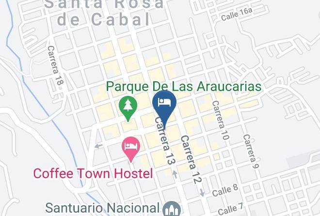 Santa Rosa De Cabal - Veranera Cocina Maps