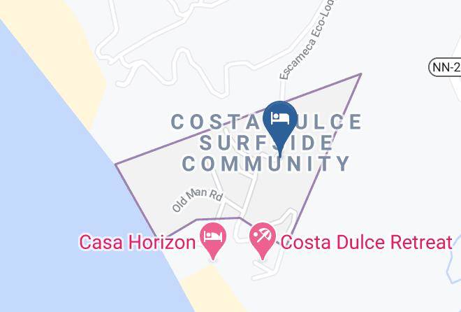 San Juan Del Sur - Verdad Nicaragua Beach Hotel & Retreat Maps