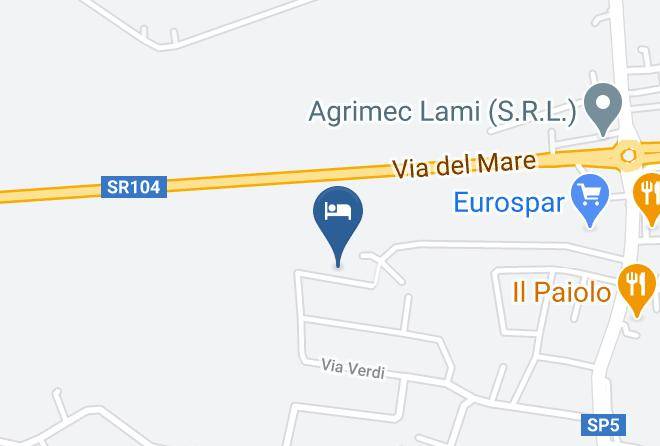 Padua - Verdecielo Bed And Breakfast Maps