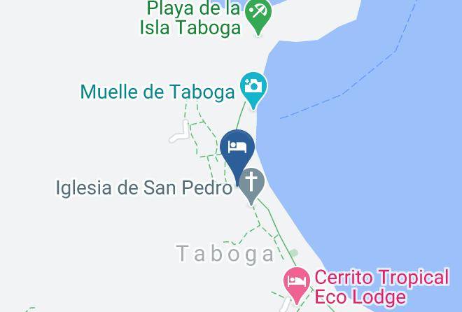 Taboga - Vereda Tropical Hotel Maps