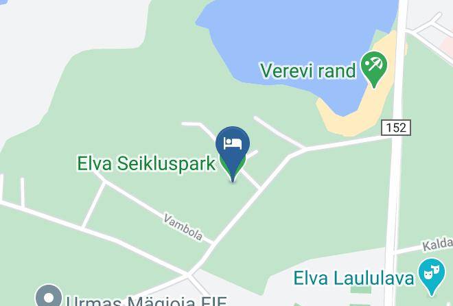 Elva Vald - Verevi Motel Maps