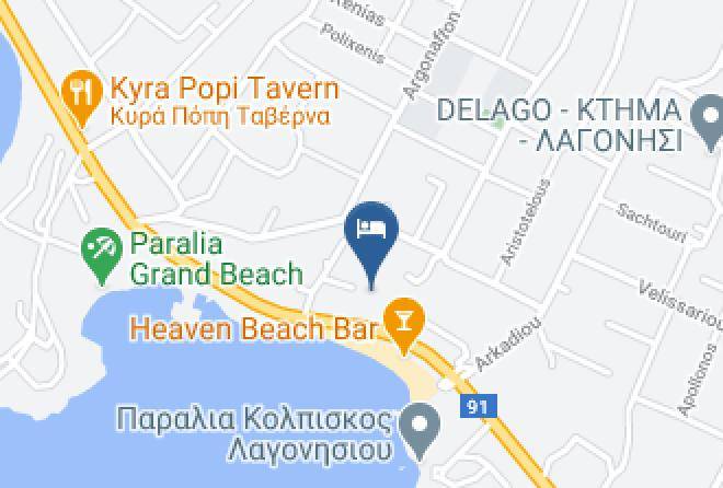 East Attica - Hotel Vergina Lagonissi Maps