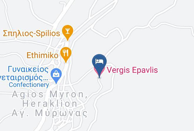 Iraklion - Vergis Epavlis Maps
