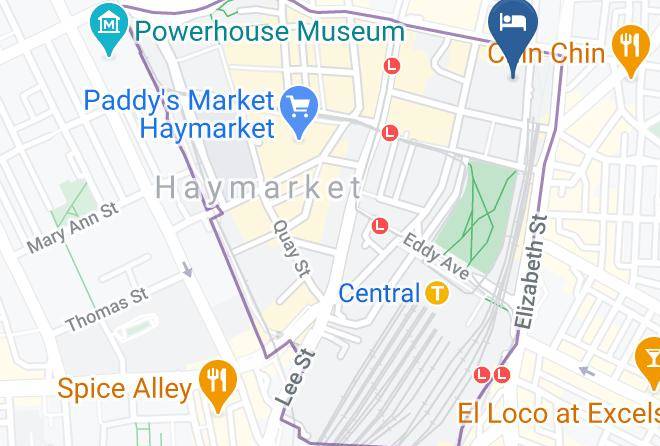 Sydney - Castle Hotel Sydney Maps