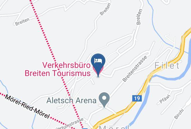 Raron - Verkehrsburo Breiten Tourismus Maps