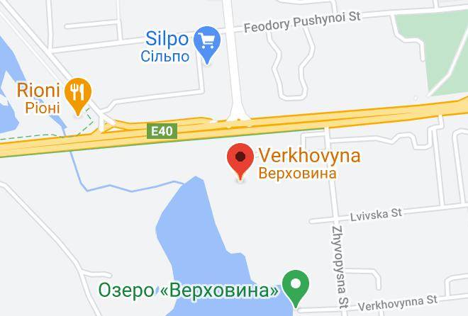 Kyiv - Verkhovyna Maps
