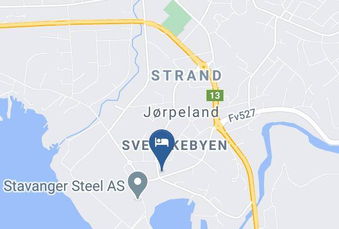 Strand - Verkshotellet Jorpeland Maps