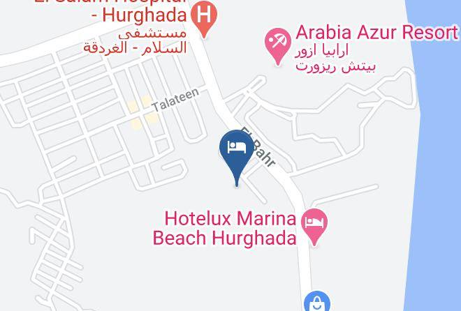 Vermietung Hurghada Wohnung Transfer Map
