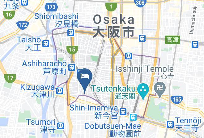 Osaka City Naniwa Ward - Vermillion Maps