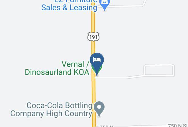 Uintah - Vernal Dinosaurland Koa Maps