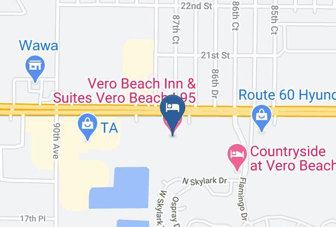 Indian River - Vero Beach Inn & Suites Vero Beach I 95 Maps