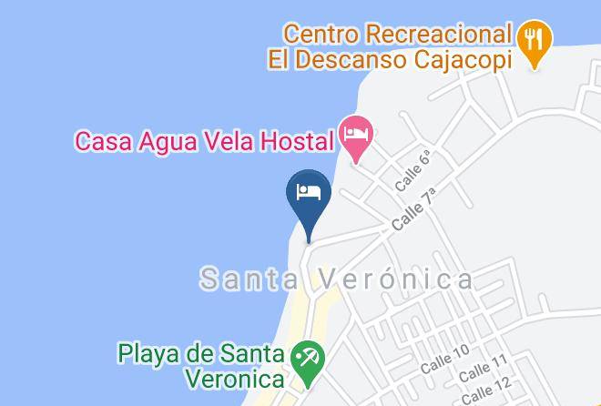 Juan De Acosta - Veronica Hotel Maps