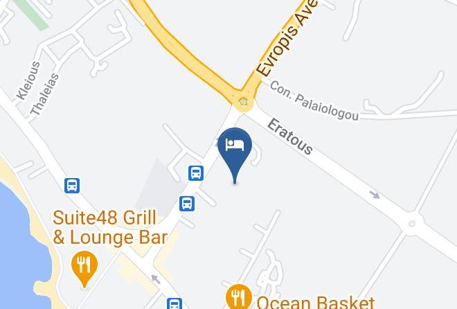 Paphos - Veronica Hotel Paphos Maps