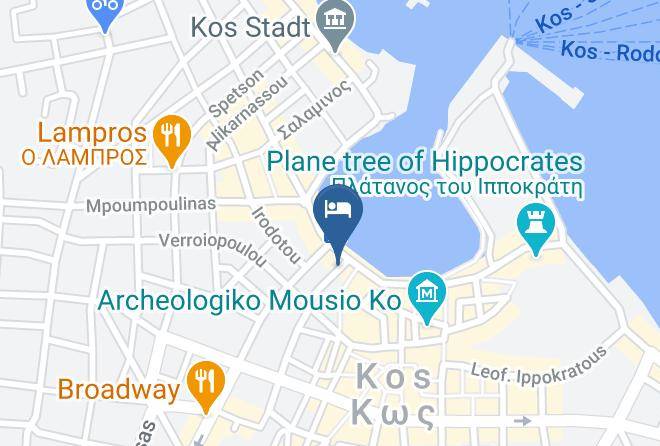 Kos - Veroniki Hotel Maps