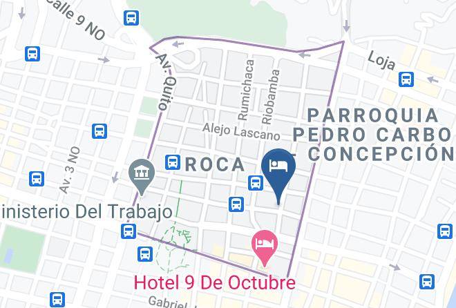 Guayaquil - Versailles Internacional Hotel Maps
