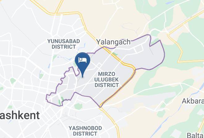 Tashkent - Versal Hotel Maps