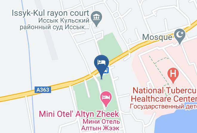 Ysyk Kol Region - Versan Hotel Maps