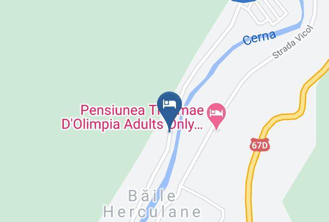 Baile Herculane - Versant Pension Maps