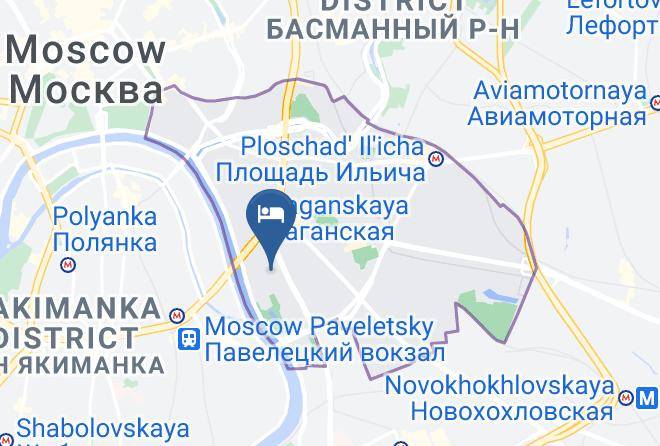 Moscow - Vertical Boutique Bw Signature Collection Maps