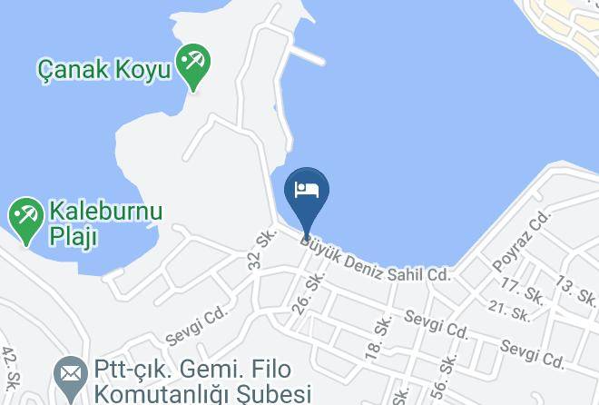 Foca - Vertigo Beach Motel Maps