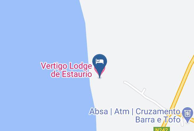 Praia Do Tofo - Vertigo Lodge De Estaurio Maps