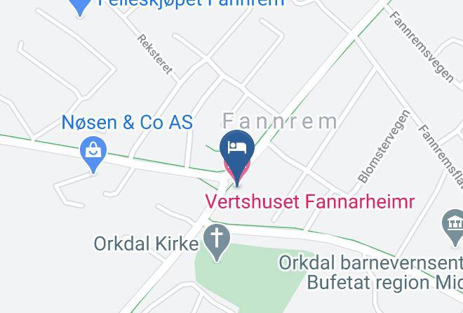 Vertshuset Fannarheimr Map