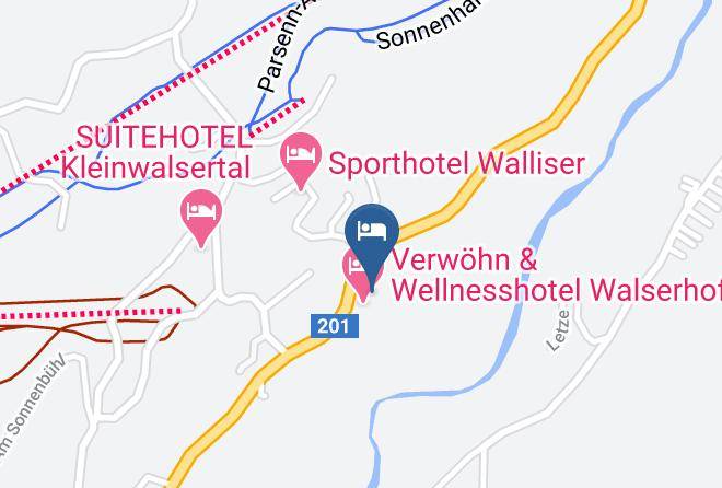 Bregenz - Verwohn & Wellnesshotel Walserhof Maps