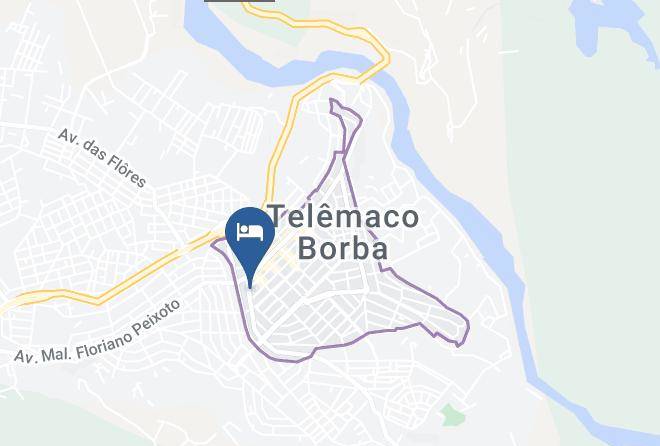 Telemaco Borba - Hotel Primavera Maps