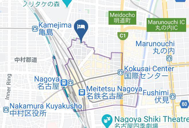 Vessel Hotel Campana Nagoya Map - Aichi Pref - Nagoya City Nakamura Ward