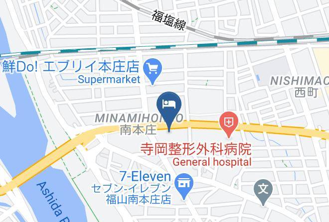 Fukuyama City - Vessel Hotel Fukuyama Maps