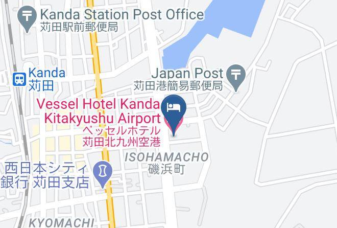 Kanda Townmiyako District - Vessel Hotel Kanda Kitakyushu Airport Maps