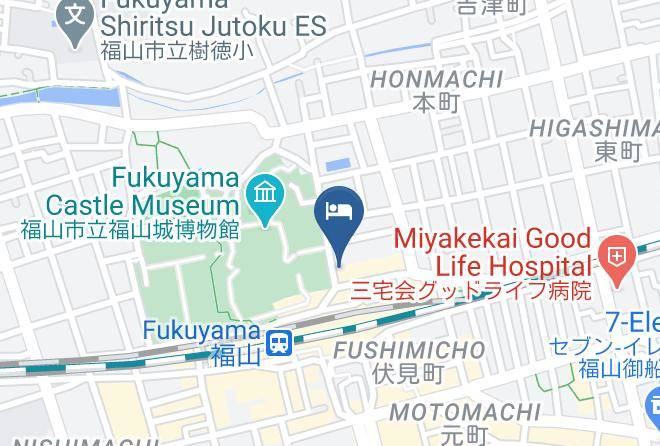 Fukuyama City - Vessel Inn Fukuyama Sta North Maps