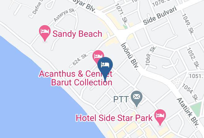 Manavgat - Vesta Hotel Maps