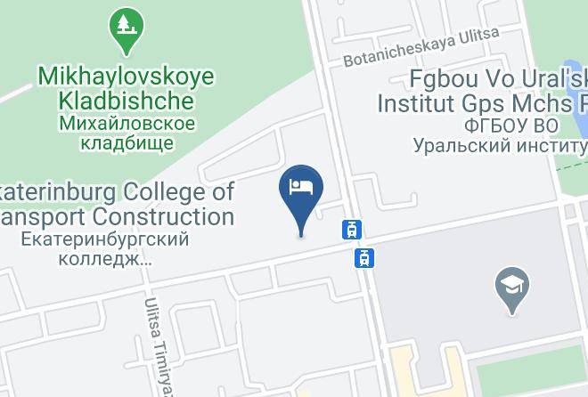 Yekaterinburg - Vesta Hotel Maps