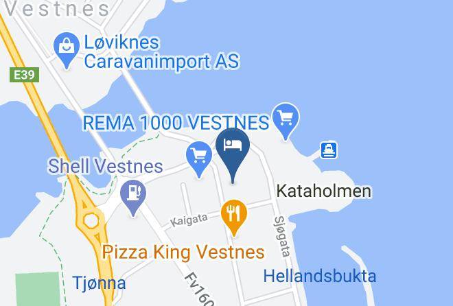 Vestnes Fjordhotell Map