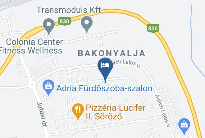 Veszprem Maganszallas Map