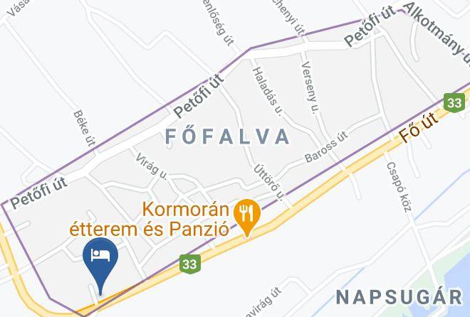 Poroszlo - Vetti Vendeghaz Maps