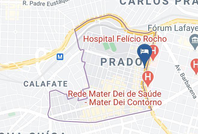 Belo Horizonte - Via Contorno Hotel Maps