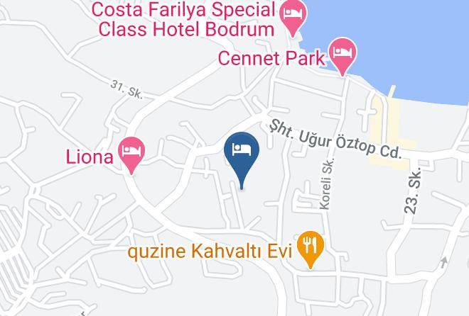Bodrum - Via Farilya Hotel Maps