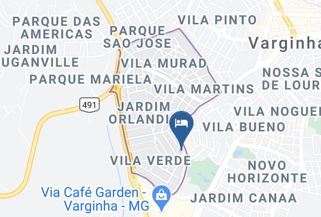 Varginha - Via Garden Varginha Hotel Maps