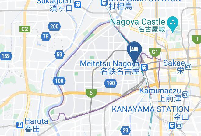 Via Inn Nagoya Ekimae Tsubaki Cho Map - Aichi Pref - Nagoya City Nakamura Ward