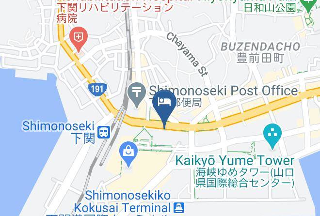 Shimonoseki City - Via Inn Shimonoseki Maps