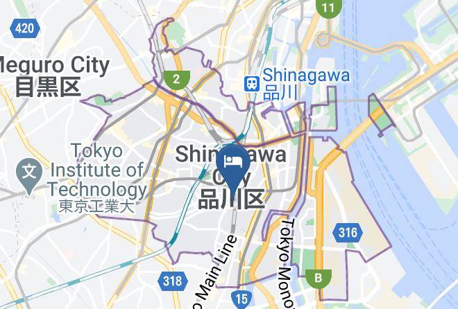 Shinagawa Ward - Via Inn Tokyo Oimachi Maps