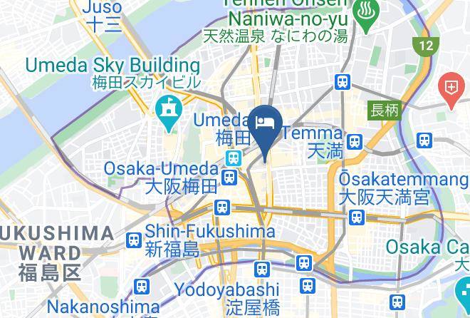 Osaka City Kita Ward - Via Inn Umeda Maps