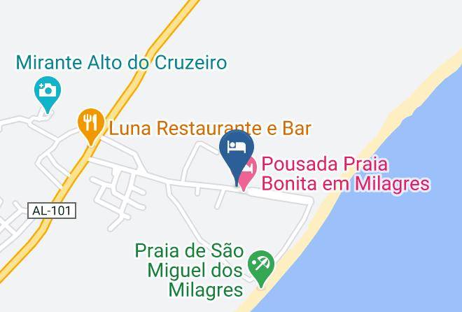 Sao Miguel Dos Milagres - Via Mar Milagres Flat Maps