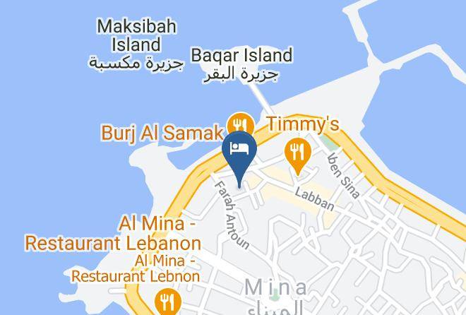 Tripoli - Via Mina Hotel Maps