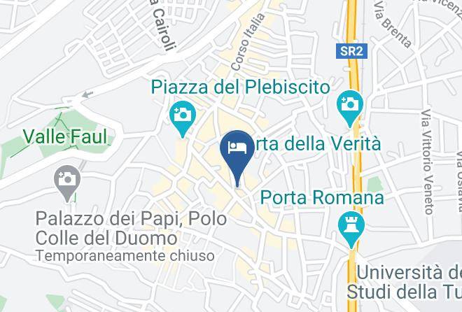 Viterbo - Via Saffi 103 Affittacamere A Viterbo Maps
