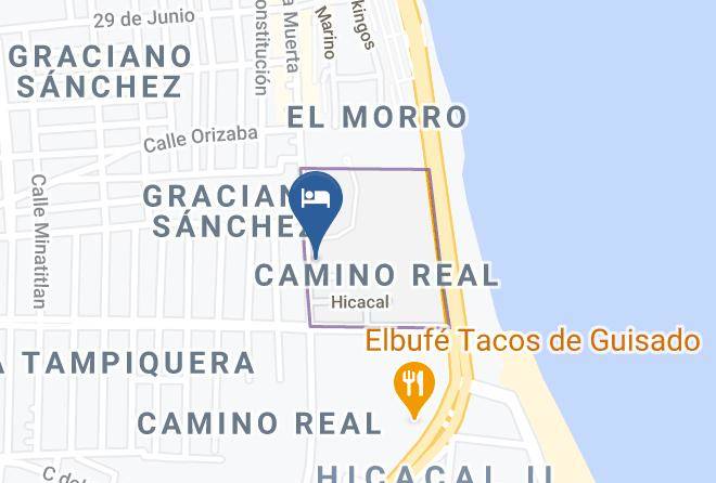 Boca Del Rio - Via Uno Autohotel Maps