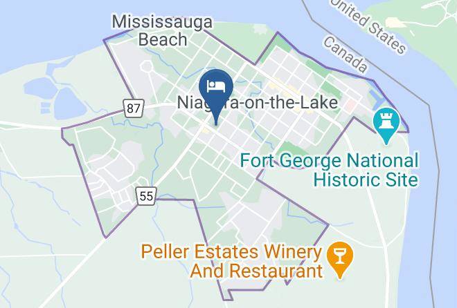 Niagara - Via Veneto Bed And Breakfast Maps
